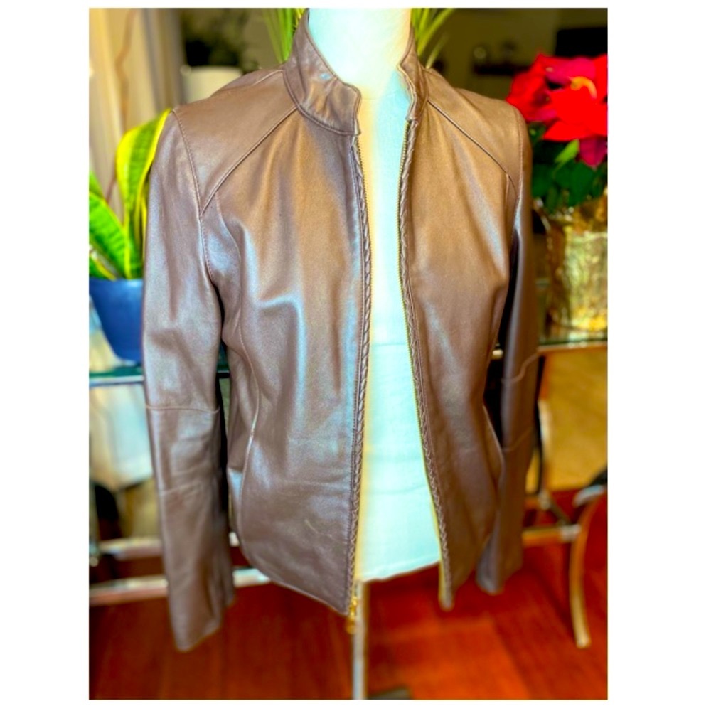 Wilson’s short Brown Leather Jacket